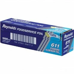 Reynolds Wrap® 611 Standard Aluminum Foil; 12"(W) X 1000'(L), Silver, 1 Roll
