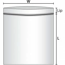 Partners Brand Box Partners Zip Bags, 4" X 3", 1,000/Carton (PB3561)