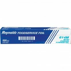 Reynolds® 614M Metro Aluminum Foil Roll, Lighter Gauge Standard, 18" X 500 Ft, Silver