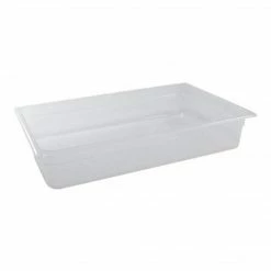 Cambro 4" Deep Full Size Clear Food Pan, 20 7/8" X 12 3/4" (14PP190)