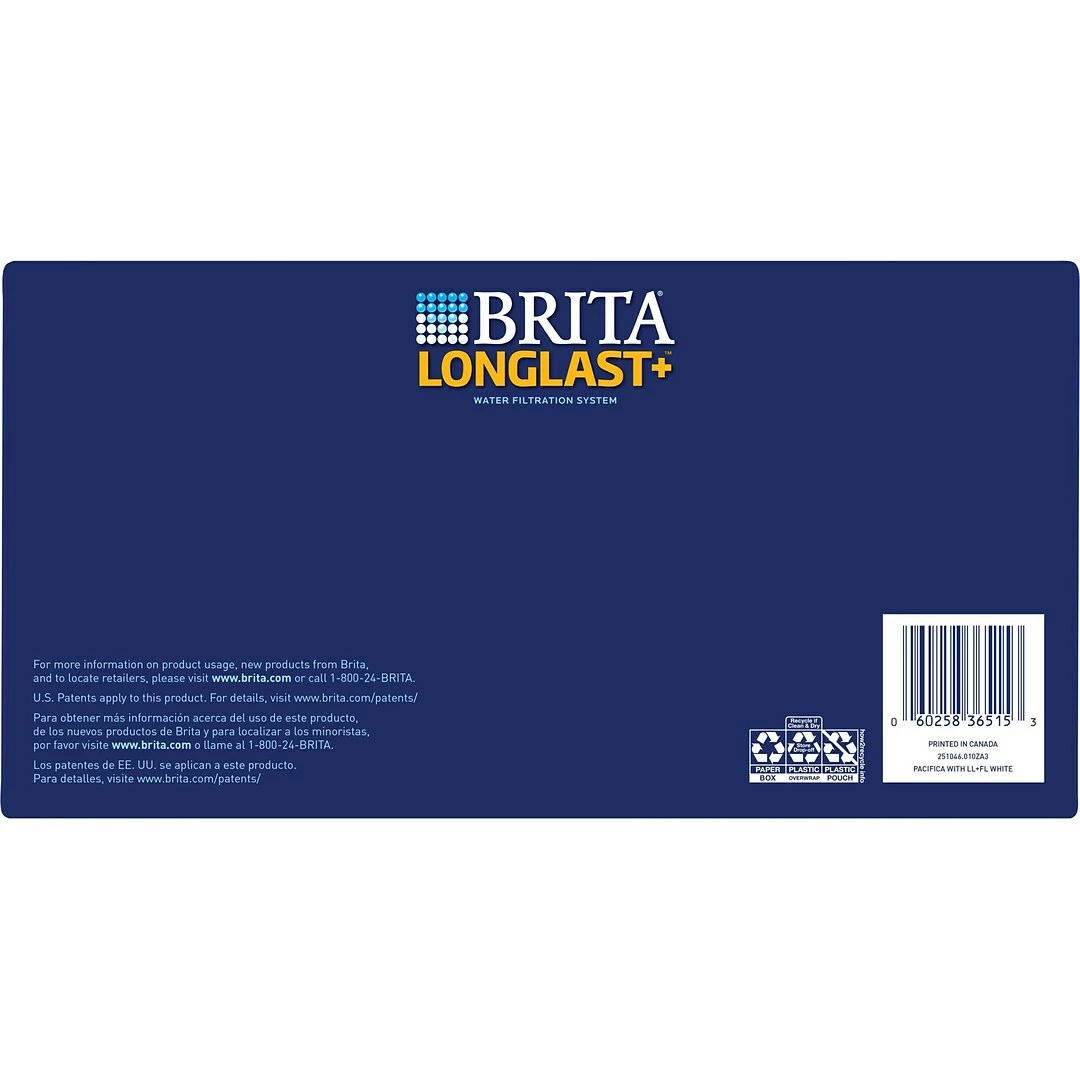 Brita Pacifica 0.63 Gal. Pitcher With Longlast+ Filter (36515) - Image 5