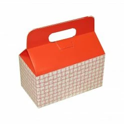 Dixie Food Box 5" X 9.5" X 5", White/Red, 125/Carton (H1RP)