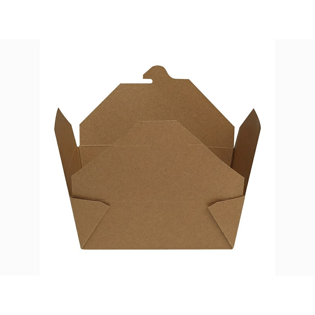 Dixie Paperboard Food Box, 3.5" X 6.75" X 5.44", Brown, 300/Carton - Image 3