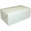 Dixie Paperboard Food Takeout Box, 2.75" X 7" X 4.25", White, 500/Carton