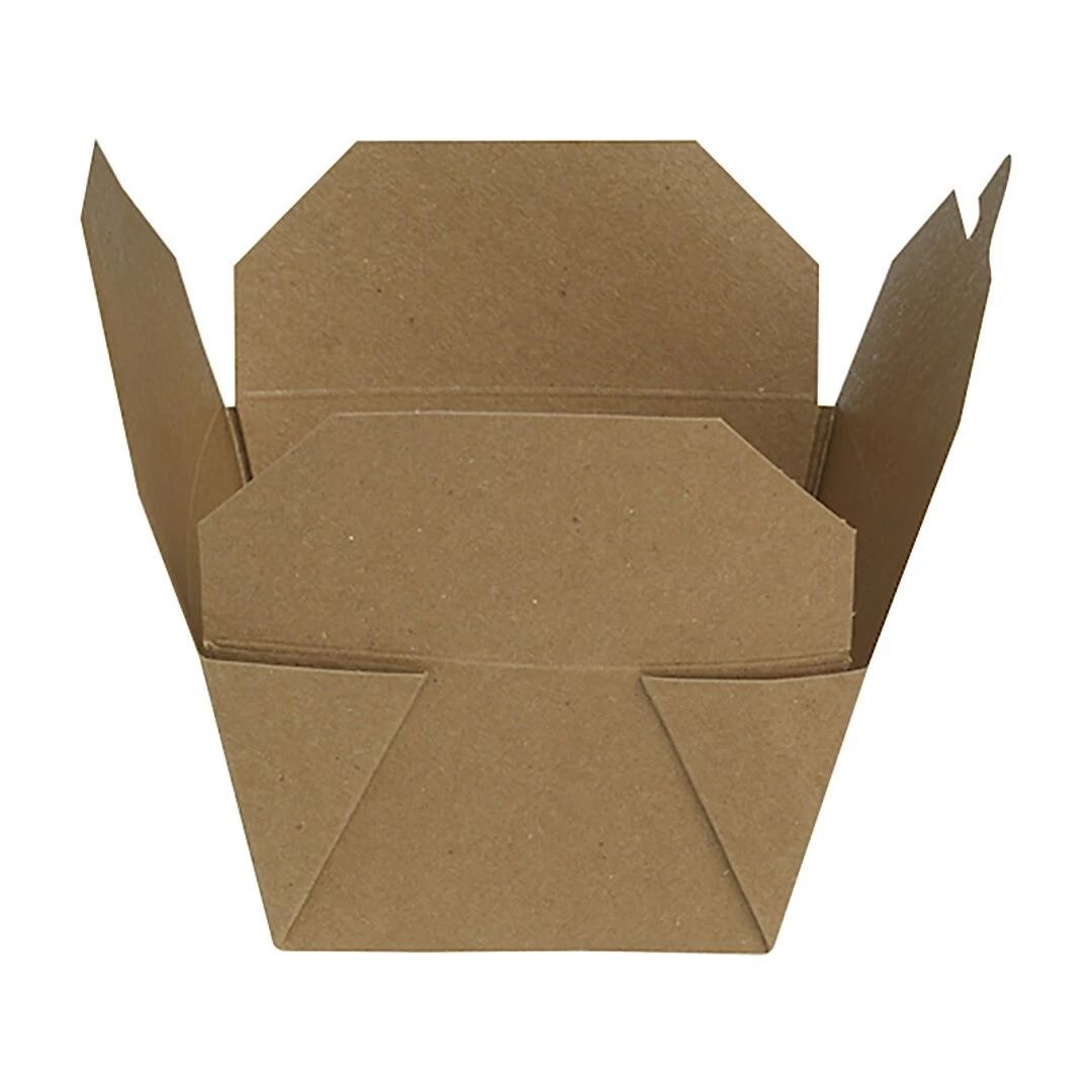 Dixie Paperboard Food Box, 2.5" X 4.5" X 5", Brown, 450/Carton - Image 6