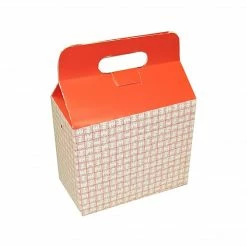 Dixie Food Box, 8" X 9.5" X 5", White/Red, 125/Carton (H3RP)
